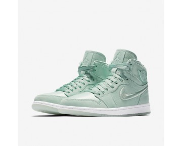 NIKE AIR JORDAN 1 RETRO HIGH CHAUSSURE POUR FEMME Mousse menthe/Or métallique/Blanc AO1847-345