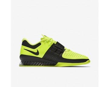 Chaussure Nike Romaleos 3 Pour Homme Fitness Et Training Volt/Noir_NO. 852933-700