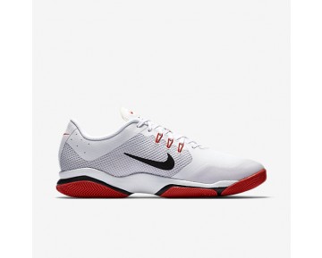 Chaussure Nike Court Air Zoom Ultra Pour Homme Tennis Blanc/Orange Max/Noir/Noir_NO. 845007-100