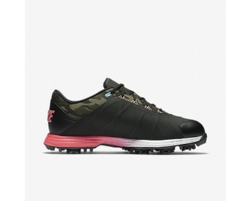 Chaussure Nike Lunar Fire Pour Homme Golf Noir/Kaki Cargo/Ciel Éclatant/Rose Coureur_NO. 853738-003