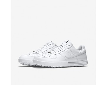 Chaussure Nike Lunar Force 1 G Pour Homme Golf Blanc/Blanc/Blanc_NO. 818726-100