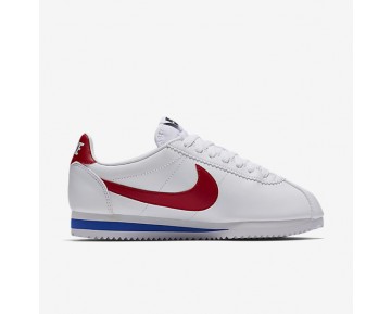 Chaussure Nike Classic Cortez Pour Femme Lifestyle Blanc/Royal Éclatant/Rouge Intense_NO. 807471-103