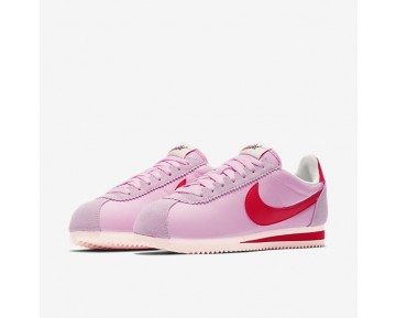 Chaussure Nike Classic Cortez Nylon Premium Pour Femme Lifestyle Rose Parfait/Voile/Rouge Sport_NO. 882258-601