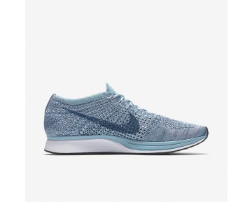 Chaussure Nike Flyknit Racer Pour Femme Lifestyle Bleu Mica/Blanc/Bleu Légion_NO. 526628-102