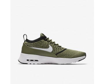 Chaussure Nike Air Max Thea Ultra Flyknit Pour Femme Lifestyle Vert Feuille De Palmier/Noir/Blanc_NO. 881175-300