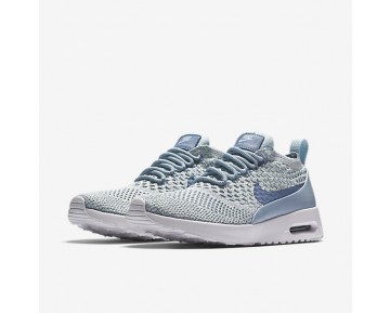 Chaussure Nike Air Max Thea Ultra Flyknit Pour Femme Lifestyle Bleu Arsenal Clair/Blanc/Bleu Glacier/Bleu Toile_NO. 881175-401