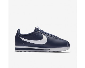 Chaussure Nike Classic Cortez Metallic Pour Femme Lifestyle Bleu Nuit Marine/Blanc/Blanc_NO. 807471-400