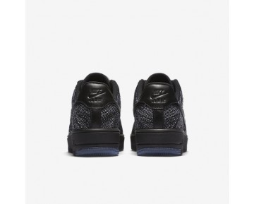 Chaussure Nike Air Force 1 Flyknit Low Pour Femme Lifestyle Noir/Blanc/Noir_NO. 820256-007