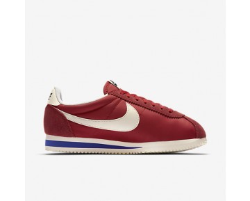 Chaussure Nike Classic Cortez Nylon Premium Pour Femme Lifestyle Rouge Université/Royal Ancien/Voile_NO. 882258-600