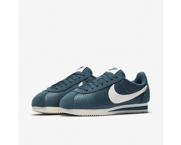 Chaussure Nike Classic Cortez Textile Pour Femme Lifestyle Turquoise Nuit/Voile/Voile_NO. 844892-300