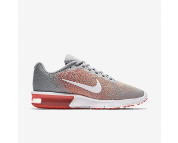 Chaussure Nike Air Max Sequent 2 Pour Femme Lifestyle Gris Loup/Mangue Brillant/Crépuscule Brillant/Blanc_NO. 852465-005