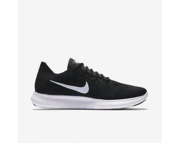Chaussure Nike Free Rn Flyknit 2017 Pour Femme Running Noir/Noir/Gris Foncé/Blanc_NO. 880844-001