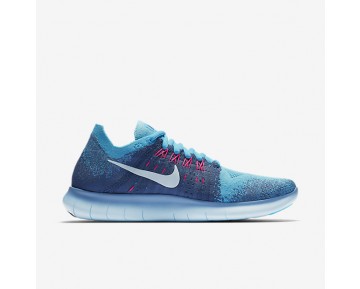 Chaussure Nike Free Rn Flyknit 2017 Pour Femme Running Bleu Toile/Bleu Chlorine/Bleu Lune/Obsidienne Foncée_NO. 880844-400