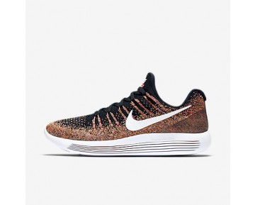 Chaussure Nike Lunarepic Low Flyknit 2 Pour Femme Running Noir/Rouge Cocktail/Bleu Université/Blanc_NO. 863780-006