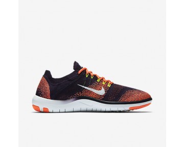 Chaussure Nike Free Focus Flyknit 2 Pour Femme Fitness Et Training Violet Majestueux/Mangue Brillant/Volt/Blanc_NO. 880630-501