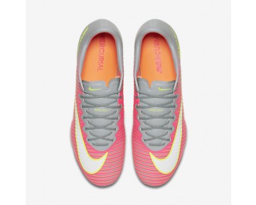 Chaussure Nike Mercurial Vapor Xi Fg Pour Femme Football Hyper Rose/Gris Loup/Aigre/Blanc_NO. 844235-610