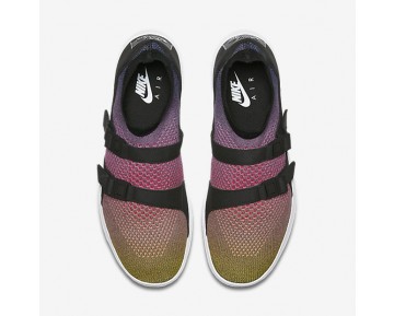 Chaussure Nike Air Sock Racer Premium Flyknit Pour Homme Lifestyle Jaune Strike/Rose Coureur/Noir/Blanc_NO. 898021-700