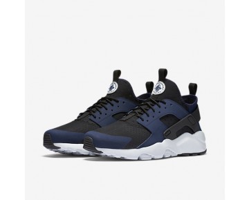 Chaussure Nike Air Huarache Ultra Pour Homme Lifestyle Bleu Nuit Marine/Noir/Platine Pur/Vert Ombre_NO. 819685-403