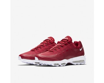 Chaussure Nike Air Max 95 Ultra Essential Pour Homme Lifestyle Rouge Sportif/Blanc/Blanc_NO. 857910-600
