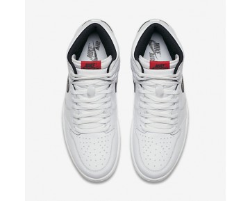 Chaussure Nike Jordan 1 Retro High Og Pour Homme Lifestyle Blanc/Blanc/Noir_NO. 555088-102