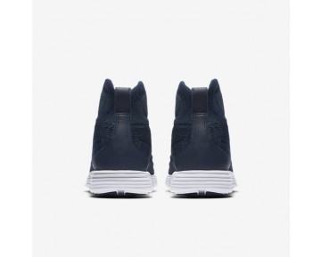 Chaussure Nike Lunar Magista Ii Flyknit Fc Pour Homme Lifestyle Bleu Marine Collège/Pièce D'Or Métallisé/Renard Bleu/Bleu Marine Collège_NO. 876385-400