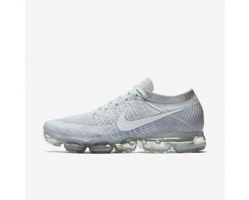 Chaussure Nike Air Vapormax Flyknit Pour Homme Lifestyle Platine Pur/Gris Loup/Blanc_NO. 849558-004