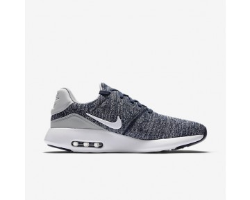 Chaussure Nike Air Max Modern Flyknit Pour Homme Lifestyle Bleu Marine Collège/Gris Loup/Blanc_NO. 876066-400