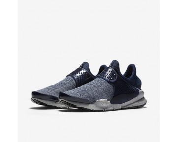 Chaussure Nike Sock Dart Se Premium Pour Homme Lifestyle Bleu Nuit Marine/Rouge Université/Gris Loup/Bleu Nuit Marine_NO. 859553-400