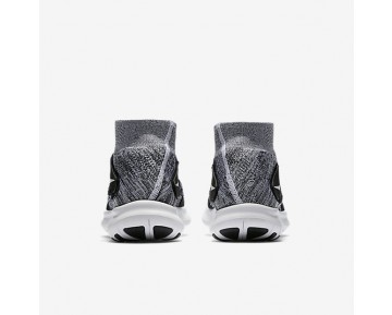 Chaussure Nike Free Rn Motion Flyknit 2017 Pour Homme Running Platine Pur/Noir/Gris Loup/Blanc_NO. 880845-001