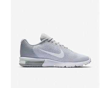 Chaussure Nike Air Max Sequent 2 Pour Homme Running Platine Pur/Gris Loup/Platine Métallisé/Blanc_NO. 852461-007