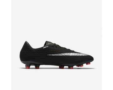 Chaussure Nike Hypervenom Phelon 3 Fg Pour Homme Football Noir/Noir/Anthracite/Argent Métallique_NO. 852556-001