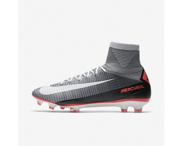 Chaussure Nike Mercurial Superfly V Fg Pour Homme Football Gris Loup/Platine Pur/Infrarouge/Blanc_NO. 852512-010