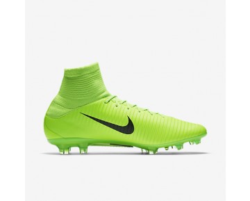 Chaussure Nike Mercurial Veloce Iii Dynamic Fit Fg Pour Homme Football Vert Électrique/Citron Flash/Blanc/Noir_NO. 831961-303
