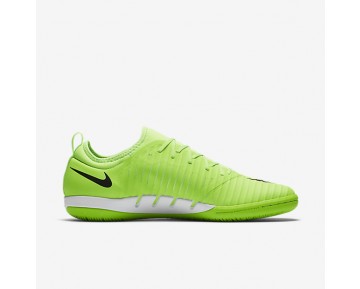 Chaussure Nike Mercurialx Finale Ii Ic Pour Homme Football Citron Flash/Blanc/Gomme Marron Clair/Noir_NO. 831974-301