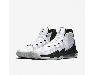 Chaussure Nike Air Max Audacity 2016 Pour Homme Basketball Blanc/Noir/Gris Loup/Argent Réfléchissant_NO. 843884-100