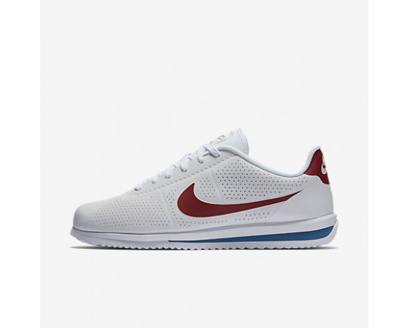 Chaussure Nike Cortez Ultra Moire Pour Homme Lifestyle Blanc/Bleu Royal/Rouge Intense_NO. 845013-100
