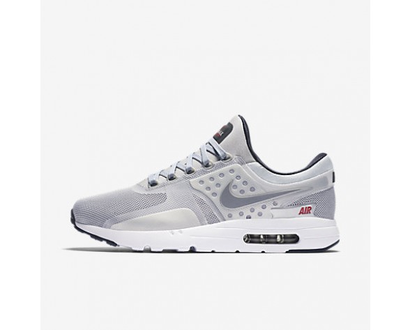 Chaussure Nike Air Max Zero Pour Homme Lifestyle Argent Métallique/Rouge Université/Noir/Argent Métallique_NO. 789695-002