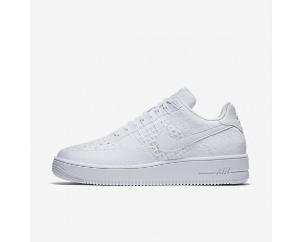 Chaussure Nike Air Force 1 Flyknit Low Pour Homme Lifestyle Blanc/Blanc/Blanc_NO. 817419-101