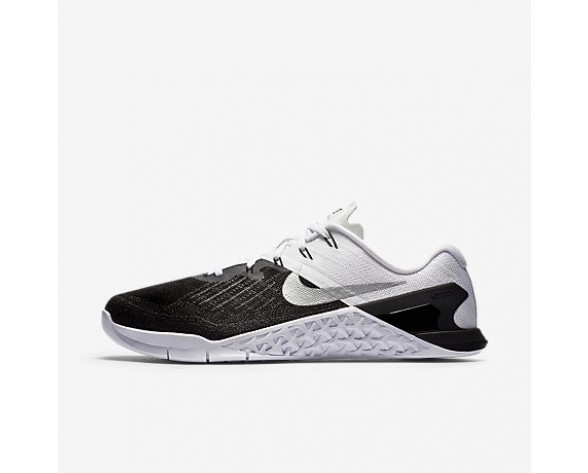 Chaussure Nike Metcon 3 Pour Homme Fitness Et Training Noir/Argent Métallique/Blanc_NO. 852928-005
