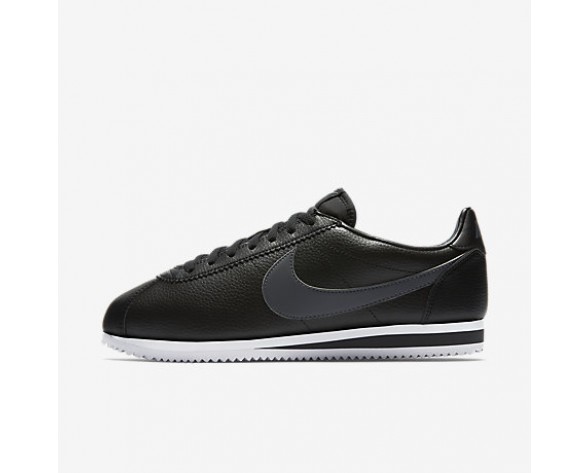 Chaussure Nike Classic Cortez Leather Pour Homme Lifestyle Noir/Blanc/Gris Foncé_NO. 749571-011