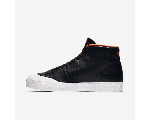 Chaussure Nike Sb Blazer Mid Xt Pour Homme Skateboard Noir/Blanc/Orange Sécurité/Argent Métallique_NO. 876872-001