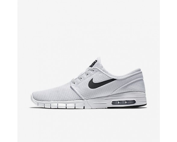 Chaussure Nike Sb Stefan Janoski Max Pour Homme Skateboard Blanc/Noir_NO. 631303-100