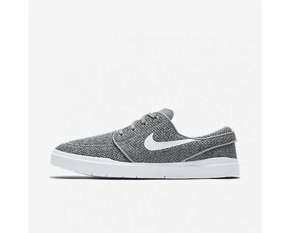 Chaussure Nike Sb Stefan Janoski Hyperfeel Mesh Pour Homme Skateboard Gris Loup/Noir/Blanc_NO. 898424-010