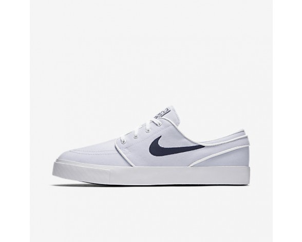 Chaussure Nike Sb Zoom Stefan Janoski Canvas Pour Homme Skateboard Blanc/Obsidienne/Obsidienne_NO. 615957-141