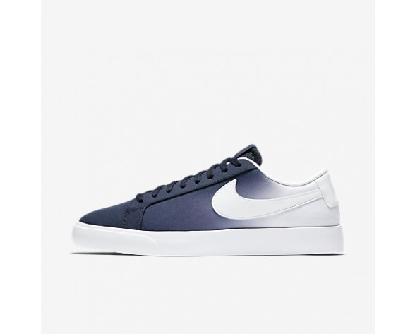 Chaussure Nike Sb Blazer Vapor Textile Pour Homme Skateboard Obsidienne/Blanc_NO. 902663-411