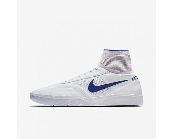 Chaussure Nike Sb Koston 3 Hyperfeel Pour Homme Skateboard Blanc/Bleu Royal Profond_NO. 819673-141