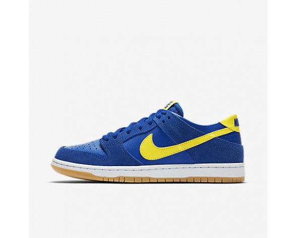 Chaussure Nike Sb Dunk Low Pro Pour Homme Skateboard Royal Éclatant/Blanc/Gomme Marron Clair/Éclair_NO. 854866-471