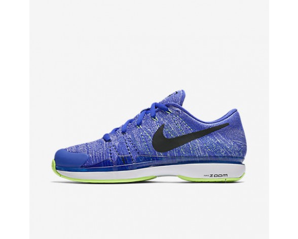 Chaussure Nike Court Zoom Vapor Flyknit Hard Court Qs Pour Homme Tennis Leu Souverain/Vert Ombre/Blanc/Noir_NO. 916834-403