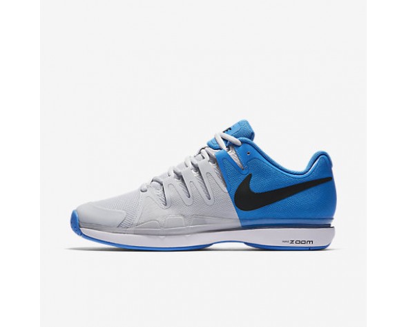 Chaussure Nike Court Zoom Vapor 9.5 Tour Pour Homme Tennis Bleu Photo Clair/Platine Pur/Blanc/Noir_NO. 631458-403