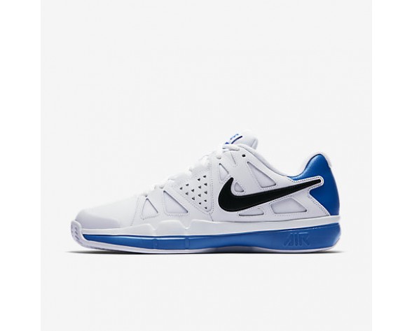 Chaussure Nike Court Air Vapor Advantage Clay Pour Homme Tennis Blanc/Bleu Photo Clair/Noir_NO. 819518-100